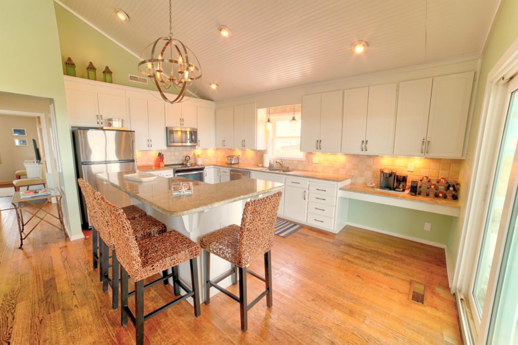 Dining area and kitchen