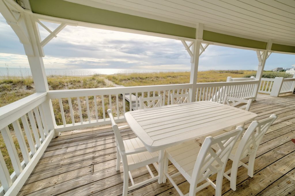 Outdoor dining area